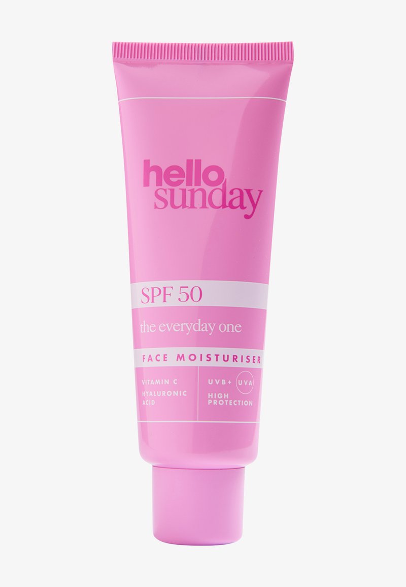 Hello Sunday - HELLO SUNDAY THE EVERYDAY ONE FACE MOISTURISER SPF 50 WITH HYALURONIC ACID - TRAVEL EDITION - Zonnebrandcrème, Vergroten