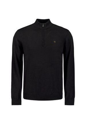 NO EXCESS TIMELESS BASICS HALF-ZIP - Trui - black