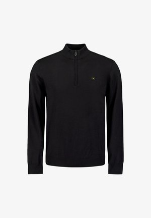 NO EXCESS TIMELESS BASICS HALF-ZIP - Trui - black