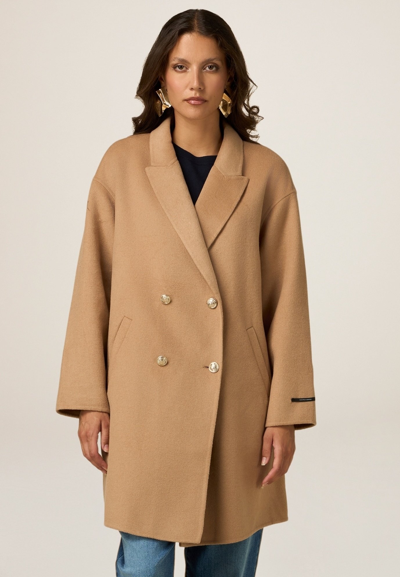Oltre DOPPIOPETTO Manteau court beige
