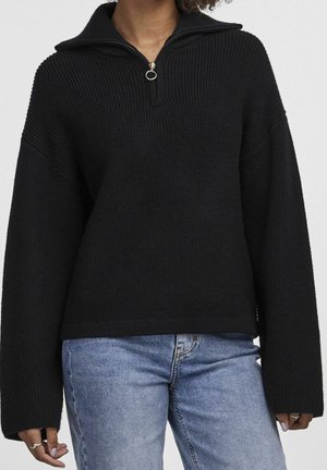 Strickpullover - black