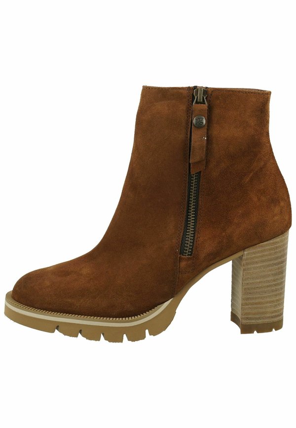 Stiefelette - soft suede toffee
