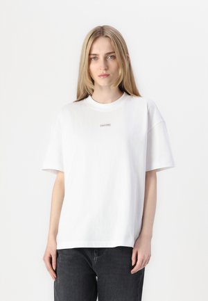 PLACED INSTITUTIONAL TEE - T-shirt basic - brilliant white