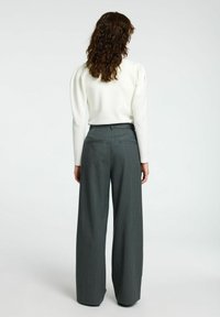 Selected Femme SLFFENJA V NECK  - Majica z dolgimi rokavi - snow white