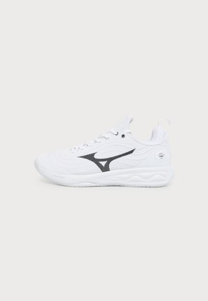 Mizuno WAVE LUMINOUS ELITE - Pantofi volei - white/black/metallic gray