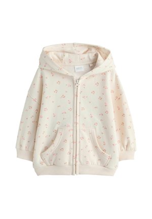 REGULAR FIT - Sweatjacke - cream disty floral
