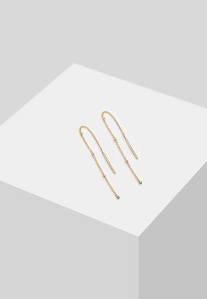 BASIC PULL THROUGH - Kolczyki - gold-coloured