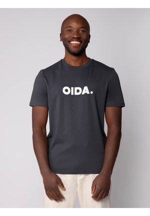 OIDA - T-shirt imprimé - india ink grey