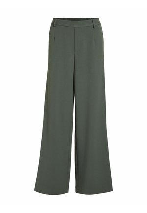 VILA VIVARONE HW WIDE NOOS - Broek - duck green