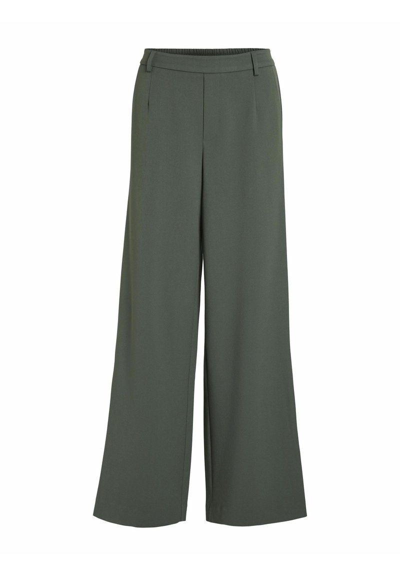 VILA VIVARONE HW WIDE - NOOS - Pantalon classique - duck green