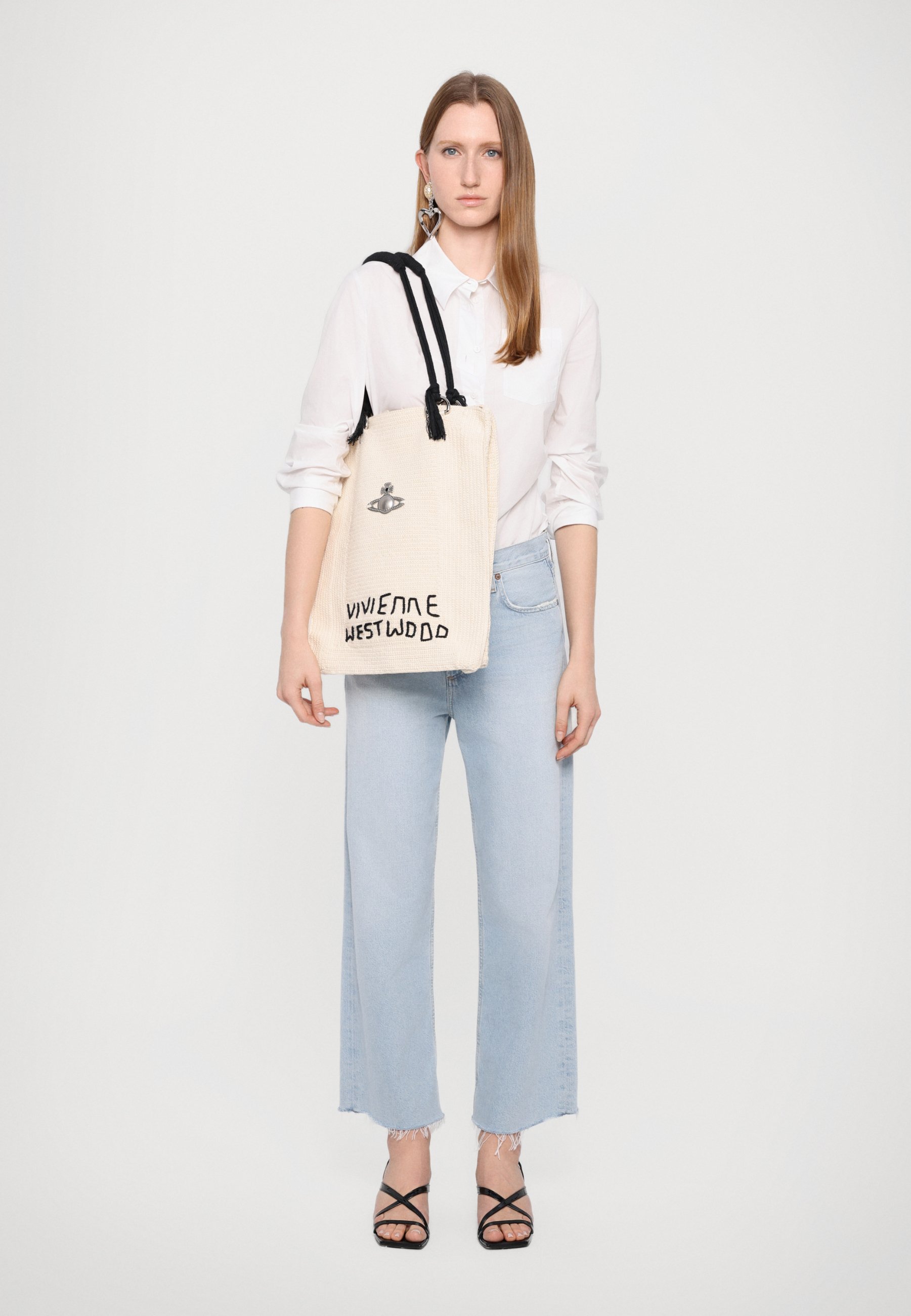 Vivienne Westwood MABEL - Tote bag - cream/beige - Zalando.co.uk