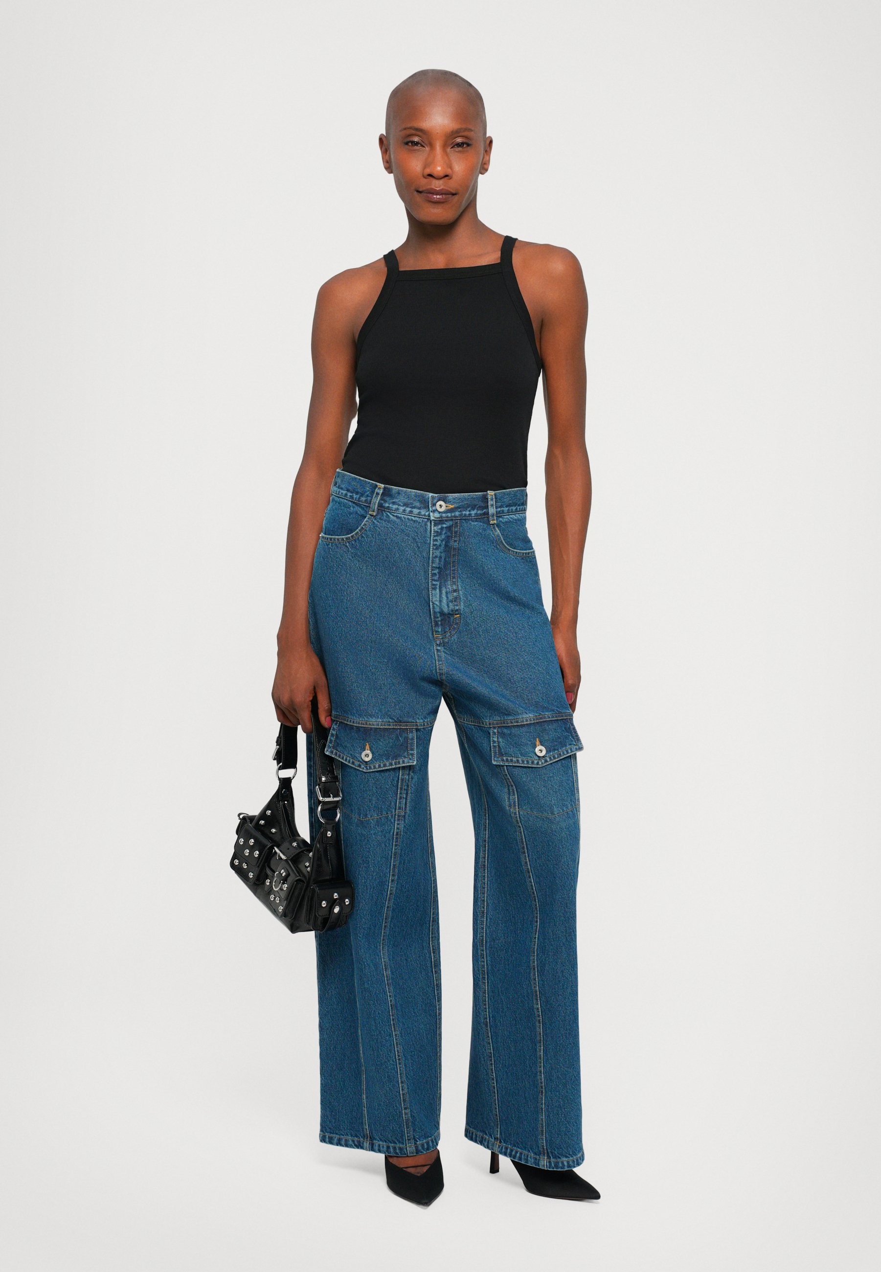 Ksenia Schnaider Loose Jeans - medium blue/blue - Zalando.co.uk