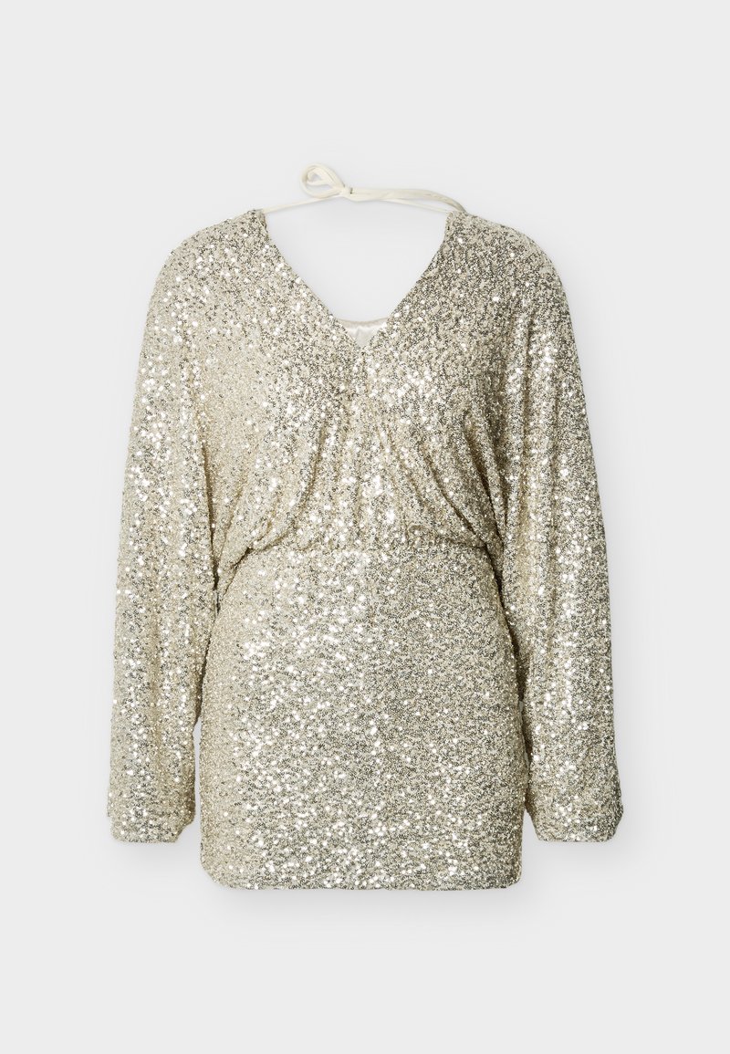 Gina Tricot Petite Cocktailjurk goudkleurig