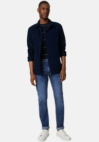 Marks & Spencer PURE COTTON WAFFLE OVERSHIRT - Let jakke / Sommerjakker - dark navy