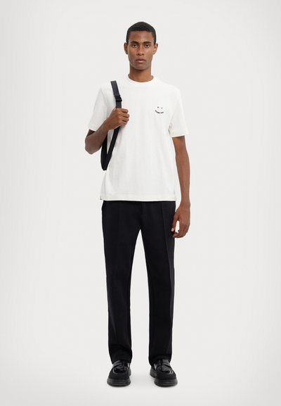 PS Paul Smith HAPPY REGULAR FIT - Lihtne T-särk - whites