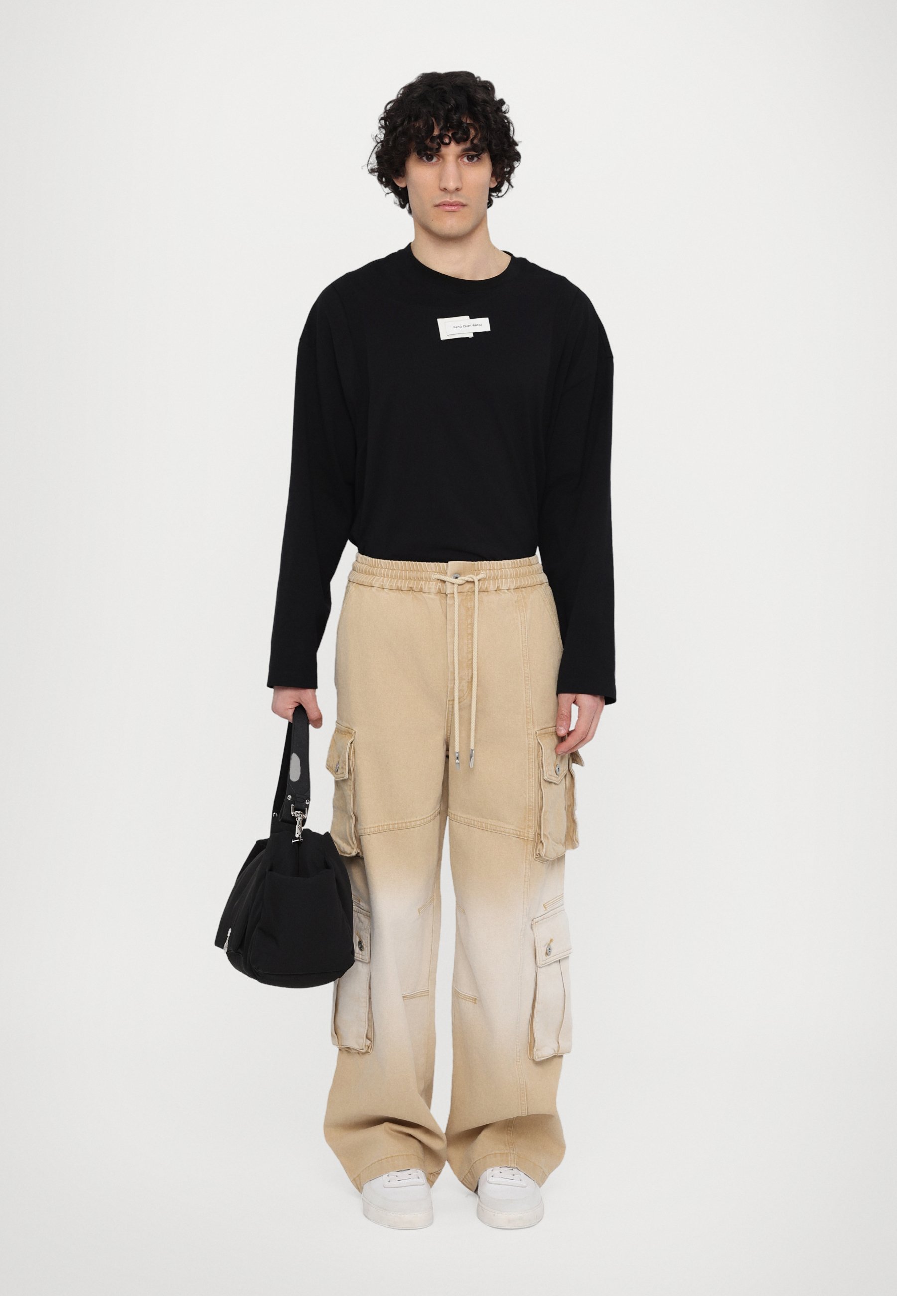 UNISEX - Cargo trousers - beige - Product Details