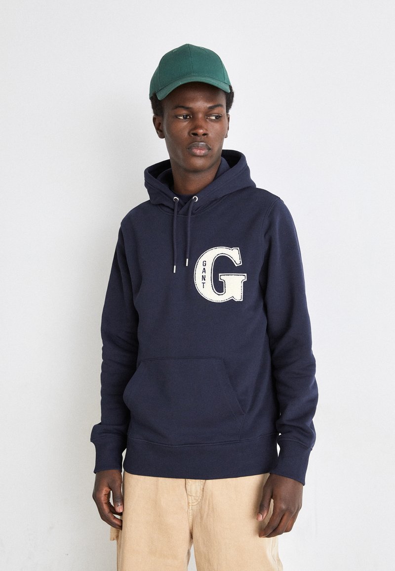 GANT GRAPHIC  - Felpa - evening blue