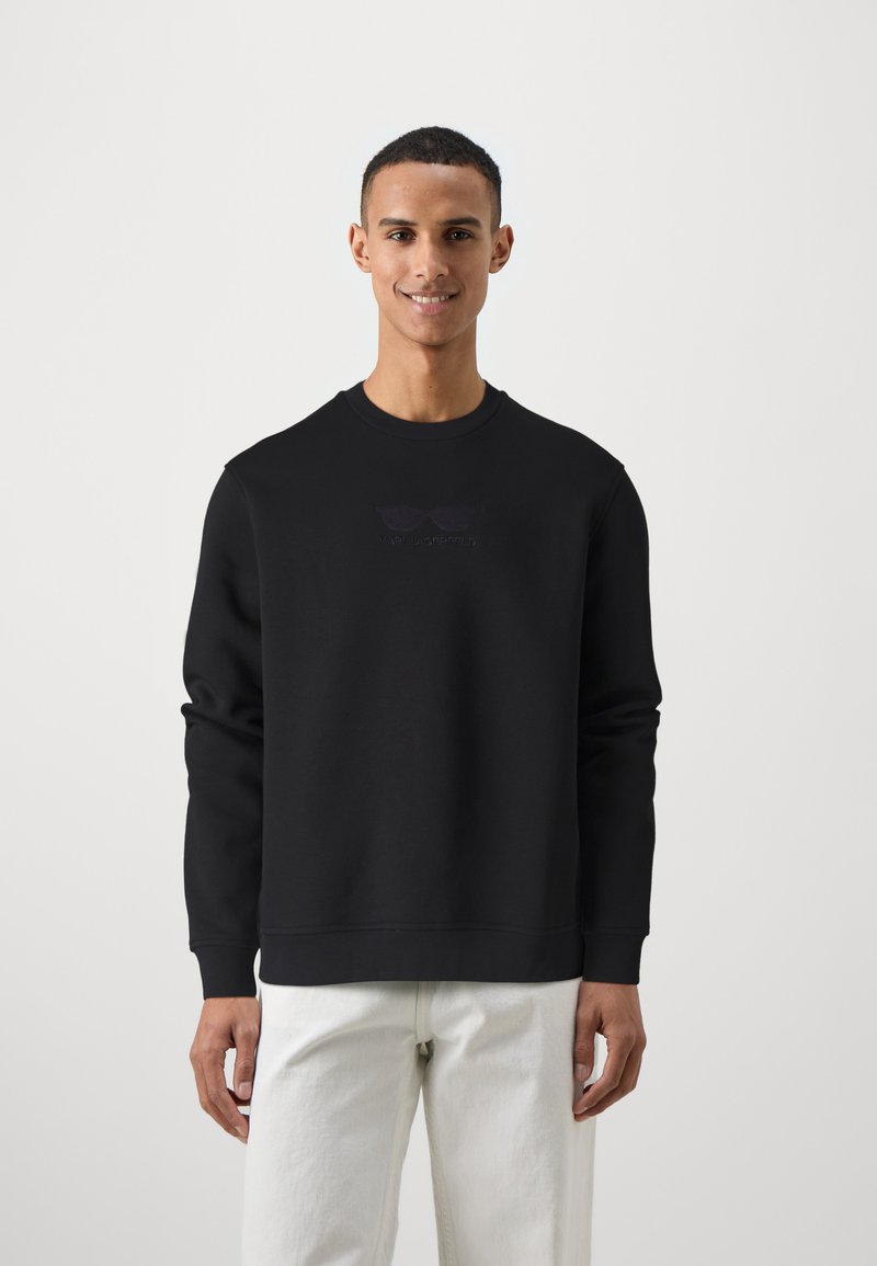 KARL LAGERFELD CREWNECK - Φούτερ - black