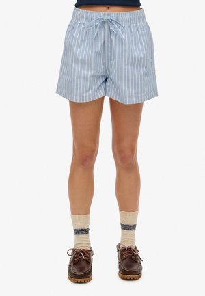 STRIPE ELASTICATED - Shorts - broker blue stripe