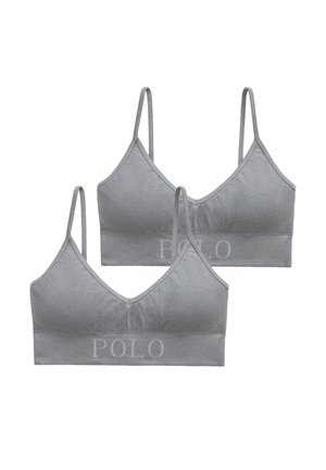 SEAMLESS 2-PACK - Bustier - heather grey