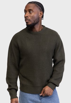 Redefined Rebel MILTON BOXY FIT - Pulover - forest night