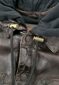 Redpoint OVERSHIRT - Lederjacke - braun