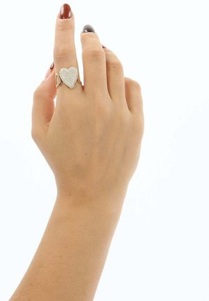 CUORE CON STRASS - Anello - oro