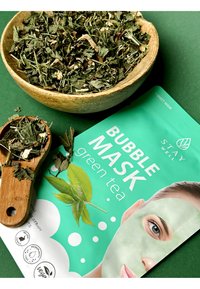 STAY Well STAY WELL DEEP CLEANSING BUBBLE MASK - Ansiktsmask - green tea