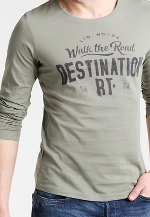 Top s dlouhým rukávem - olive