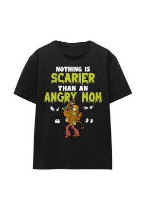 Cotton Soul, SCOOBYDOO MOTHER'S DAY NOTHING SCARIER SHAGGY - Print T-shirt - black
