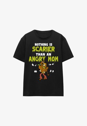 Cotton Soul, SCOOBYDOO MOTHER'S DAY NOTHING SCARIER SHAGGY - Print T-shirt - black