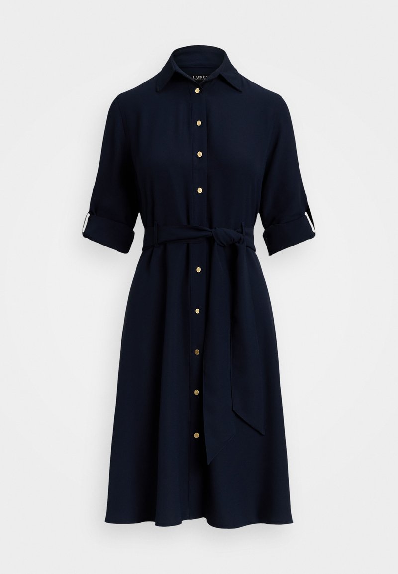 Lauren Ralph Lauren DOUBLE-FACED GEORGETTE SHIRTDRESS - Shirt dress - navy/dark blue - Zalando.ie Lauren Ralph Lauren DOUBLE-FACED GEORGETTE SHIRTDRESS - Shirt dress - navy/dark blue - Zalando.ie