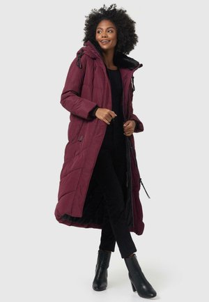 Navahoo HINGUCKER XIV - Abrigo de invierno - dark red melange