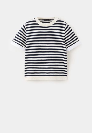 Mango, ADULT - Print T-shirt - dark blue
