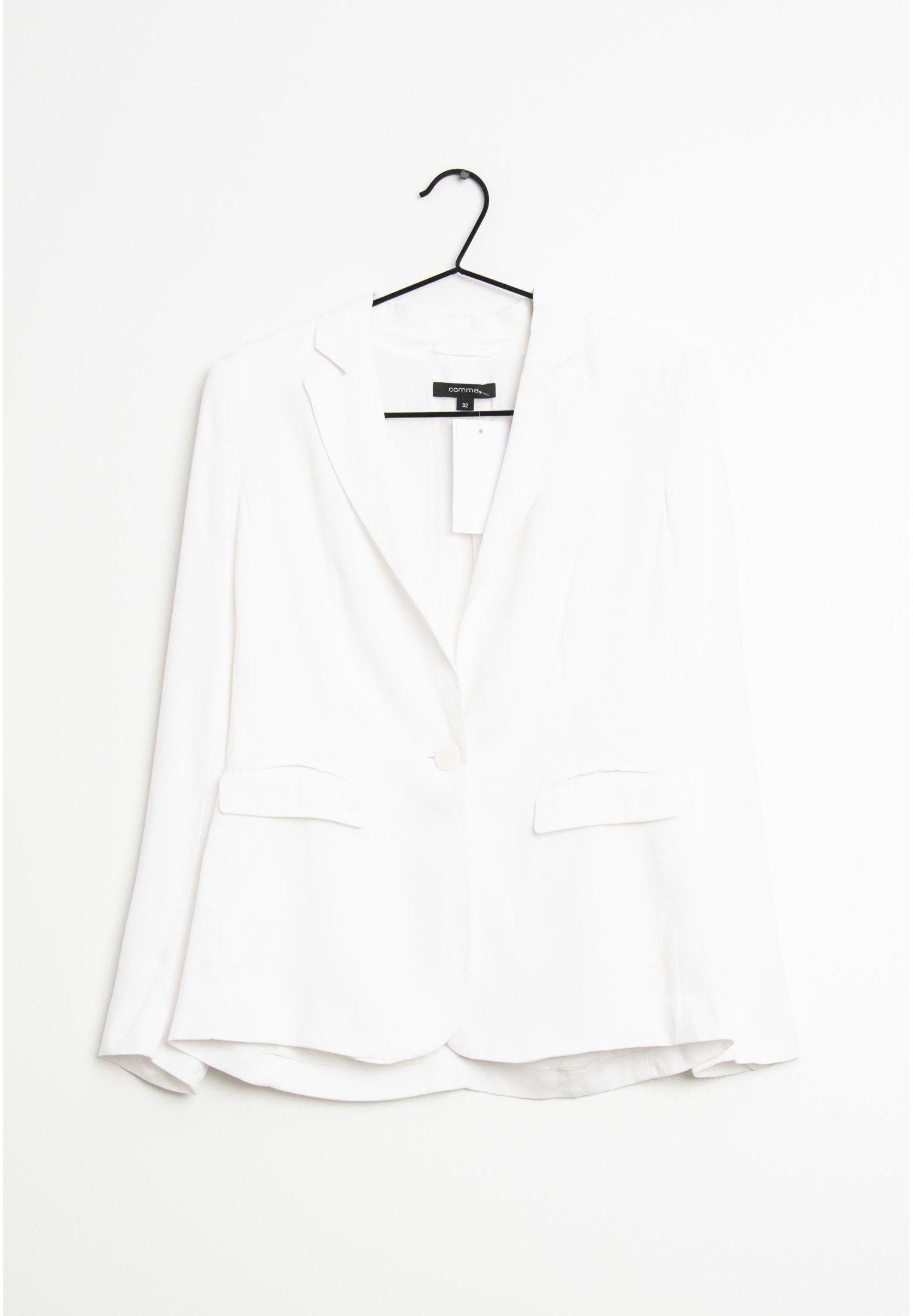 comma blazer weiß