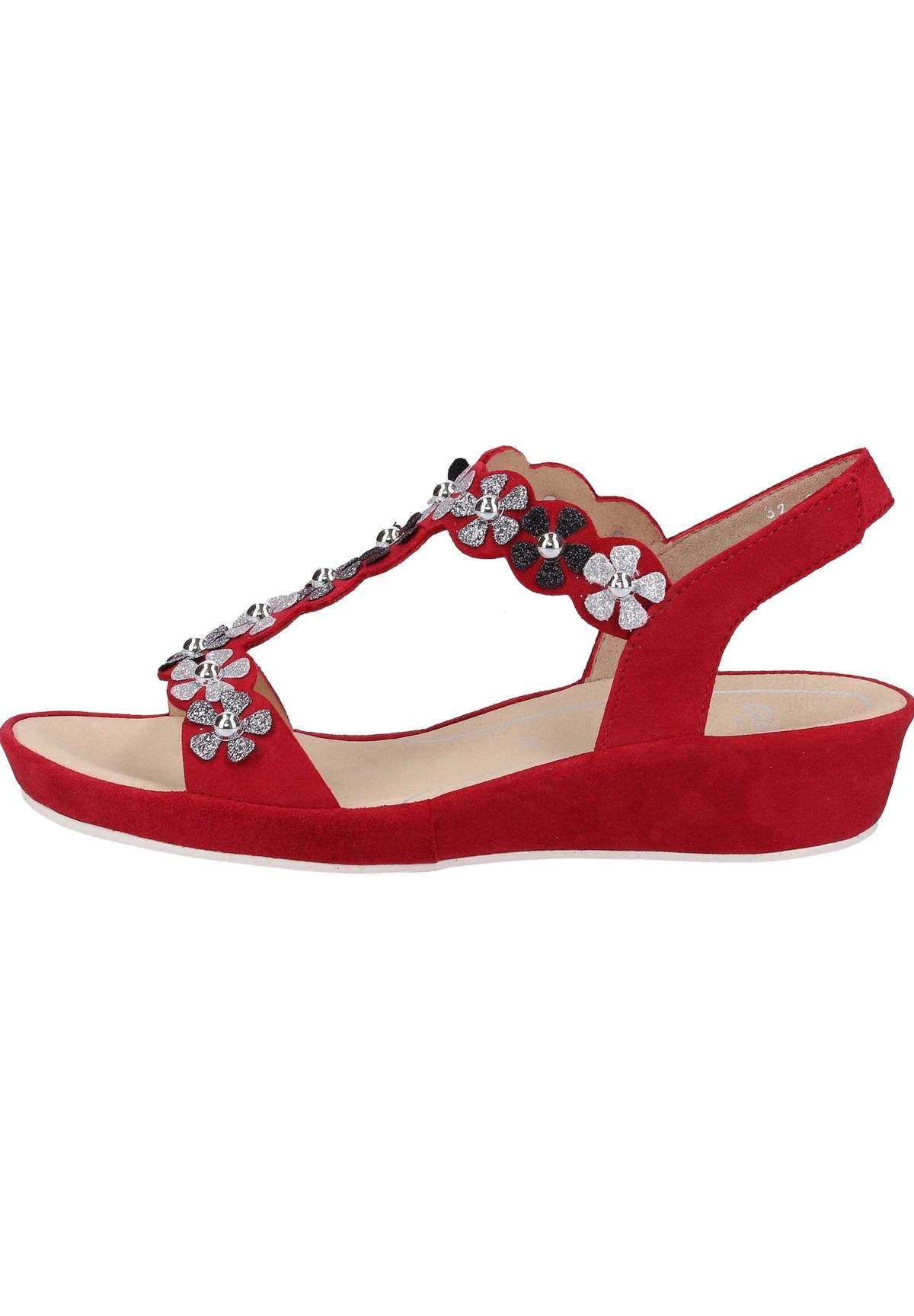 Hoge sandalen in de kleur rood voor dames | KLEDING.nl