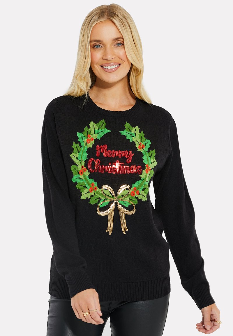 Threadbare THB EVE XMAS Jumper black Zalando.de