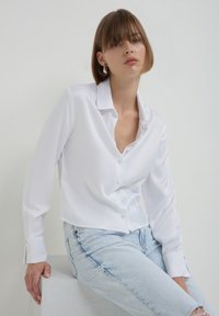 Calliope CROP IN SIMIL - Camicia - blanc
