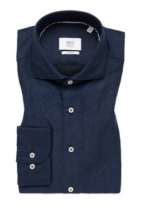 Eterna LINEN SHIRT - SLIM FIT - Camicia elegante - midnight
