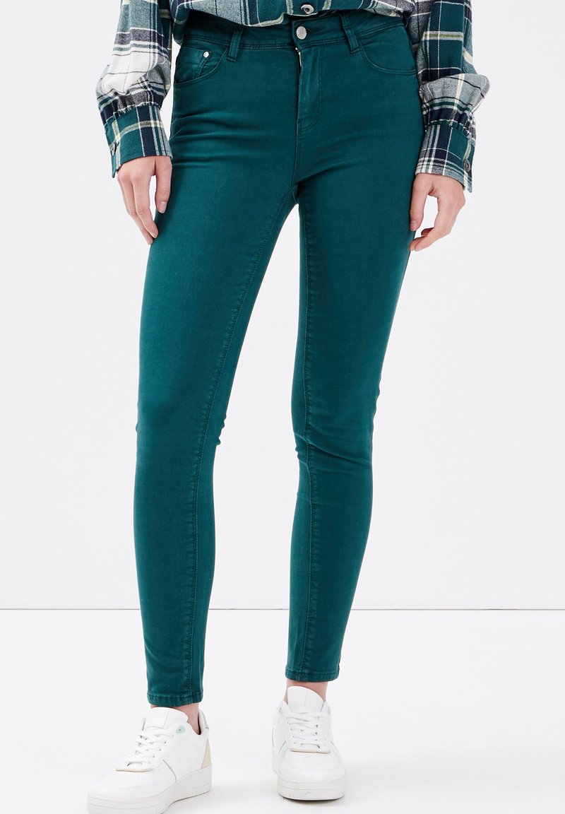 Cache Cache 5-POCKET - Jeans Skinny - vert foncé
