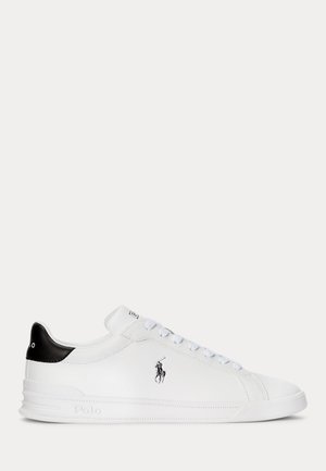 Polo Ralph Lauren, HERITAGE COURT II LEATHER SNEAKER - Αθλητικά παπούτσια - white/black