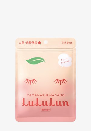 LULULUN PREMIUM SHEET MASK YAMANASHI PEACH 7-PACK - Masque visage