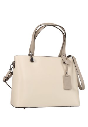 Handtasche - beige/grau