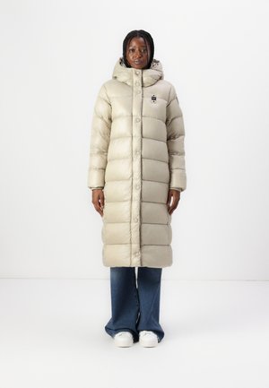 BELLEVUE - Winter coat - beige interno celeste brina