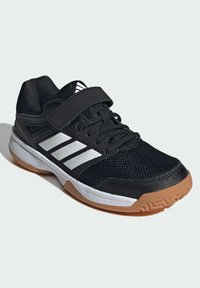 adidas Performance COURT INDOOR - Topánky na volejbal - core black   cloud white   core black