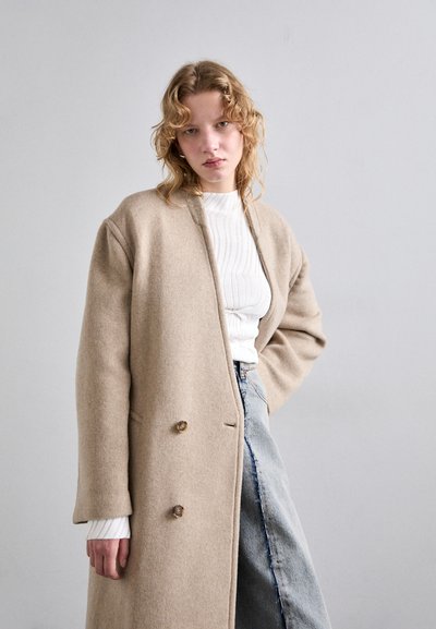 MM6 Maison Margiela COAT - Klassisk kappa / rock - beige