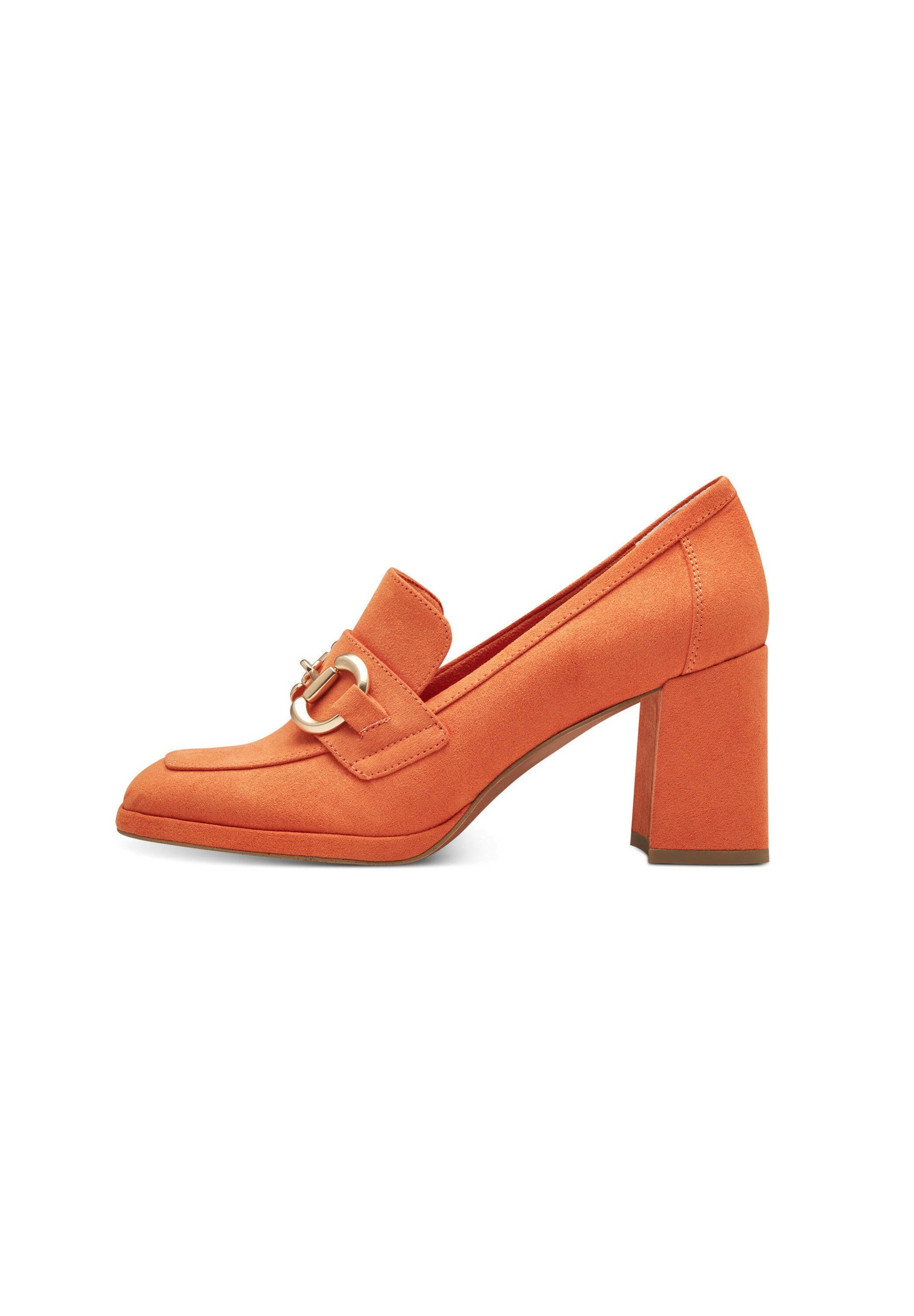 Marco Tozzi Pumps Cognac Blockabsatz Schuhe Damen Elegant Marco