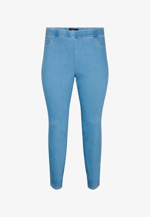 MIT HOHER TAILLE - Jeans Skinny - light blue