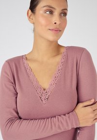 Damart TEE MANCHES LONGUES - Maglietta intima - violet