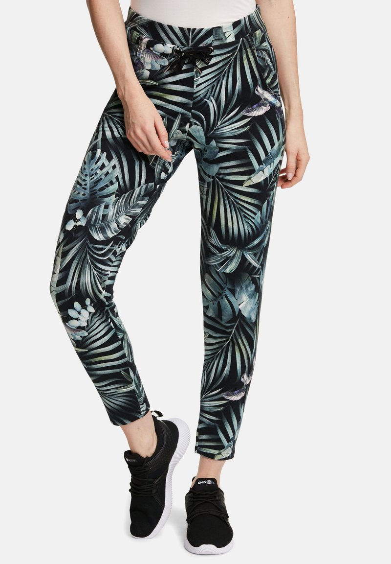 Damen Sportbekleidung | Betty Barclay Leggings Hosen schwarz grün/schwarz - XO52574 Damen Sportbekleidung | Betty Barclay Leggings Hosen schwarz grün/schwarz - XO52574